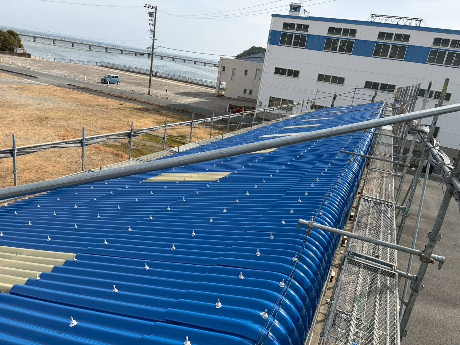 金属屋根の防水改修工事 施工後